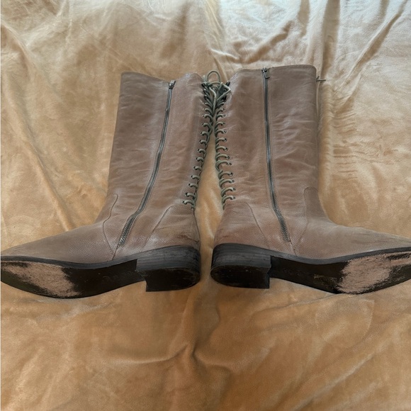 Joie Women's Slow Ride Tall Lace-Up Knee-High Riding Boots 38.5 - Picture 6 of 7